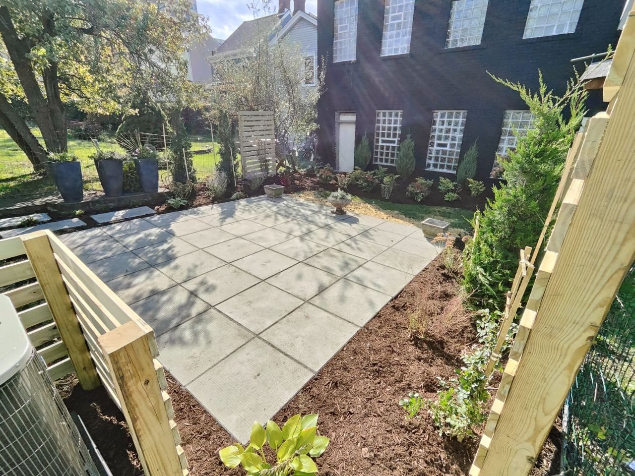 Completed perennial garden design in Mt. Washington, Pittsburgh