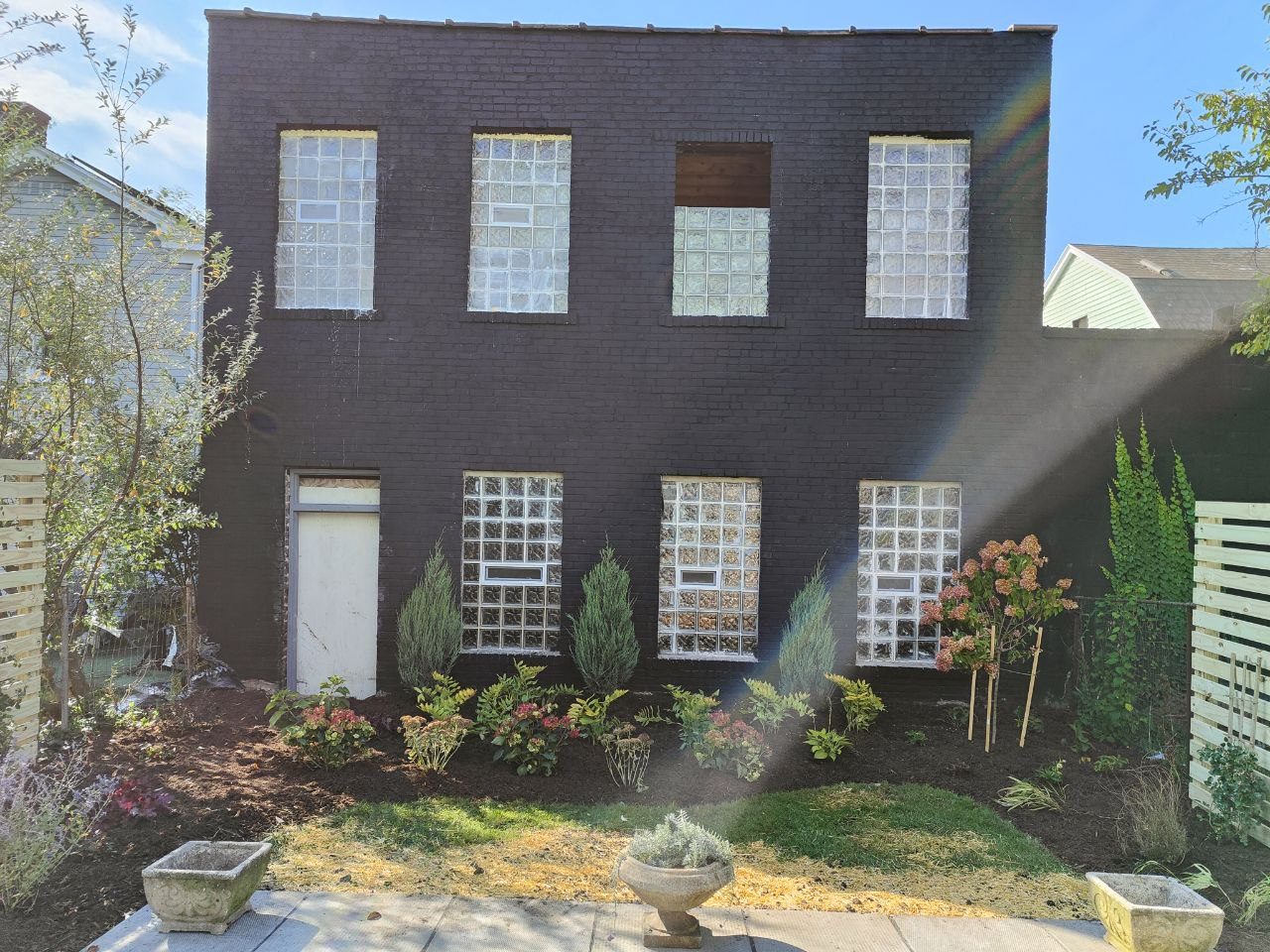 Completed perennial garden design in Mt. Washington, Pittsburgh